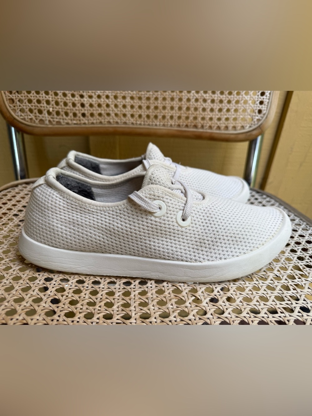 Allbirds Tree Skippers Women’s Size 9 White Knit Casual Sneakers